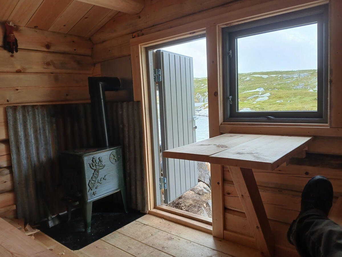 Bø fiskarlag si hytte på Lifjell 2/3