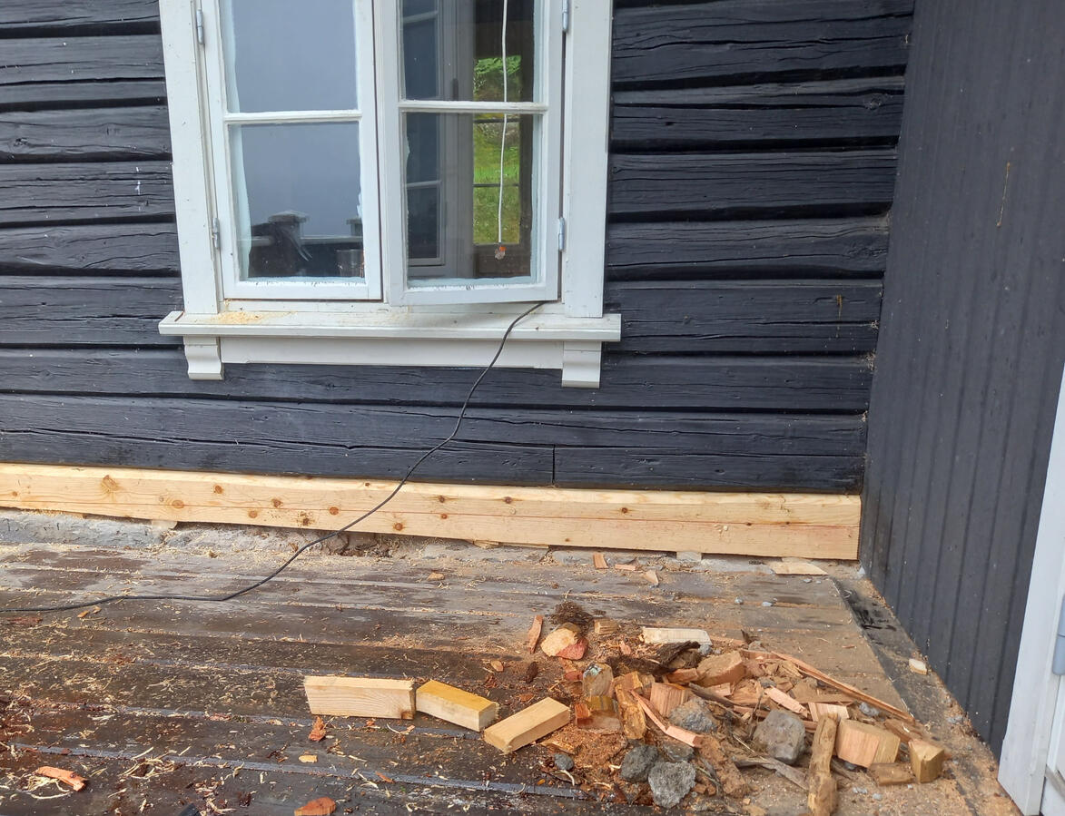 Restaurering av tømmerbygg